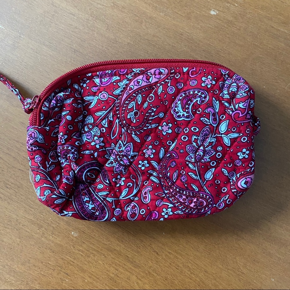 **3 for $20!!** Paisley Tote Bag Red Pink Pouch - Picture 5 of 11